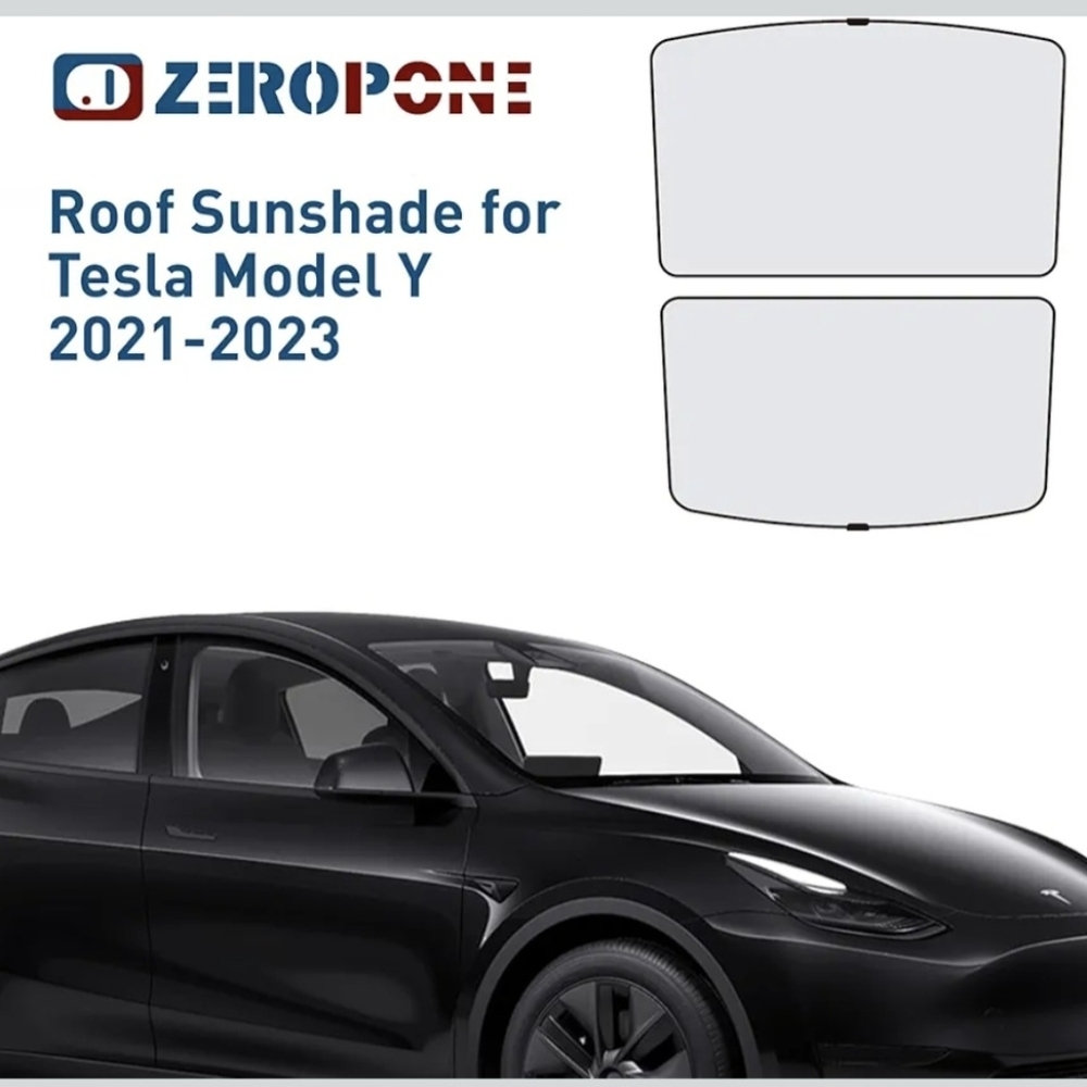 NEW ZeroPone Roof Sunshade for Tesla Model Y 2021-2023 - Picture 3 of 11